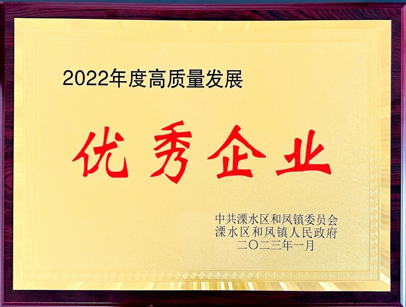 南京思特通荣获2022年和凤镇高质量发展优 秀企业